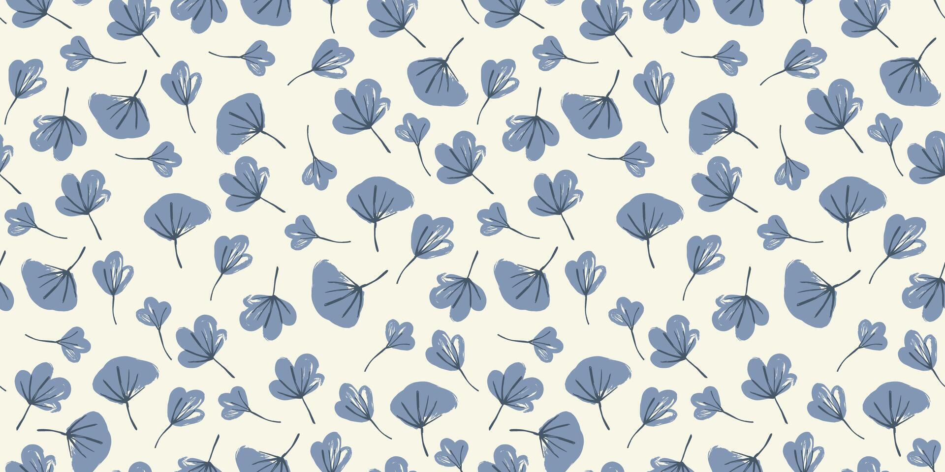 Floral seamless pattern. Modern abstract design for paper, cover, fabric, pacing and other uses vector