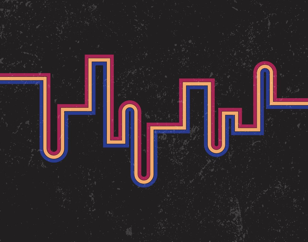 Retro Stripes Background. Abstract Retro Lines Background. vector