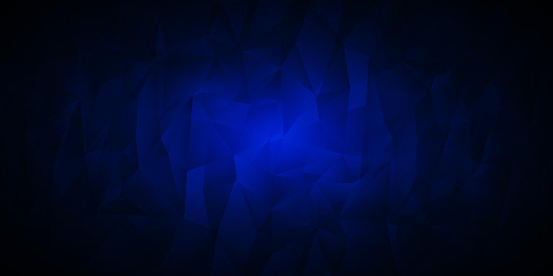 modern dark blue gradient polygon pattern background vector