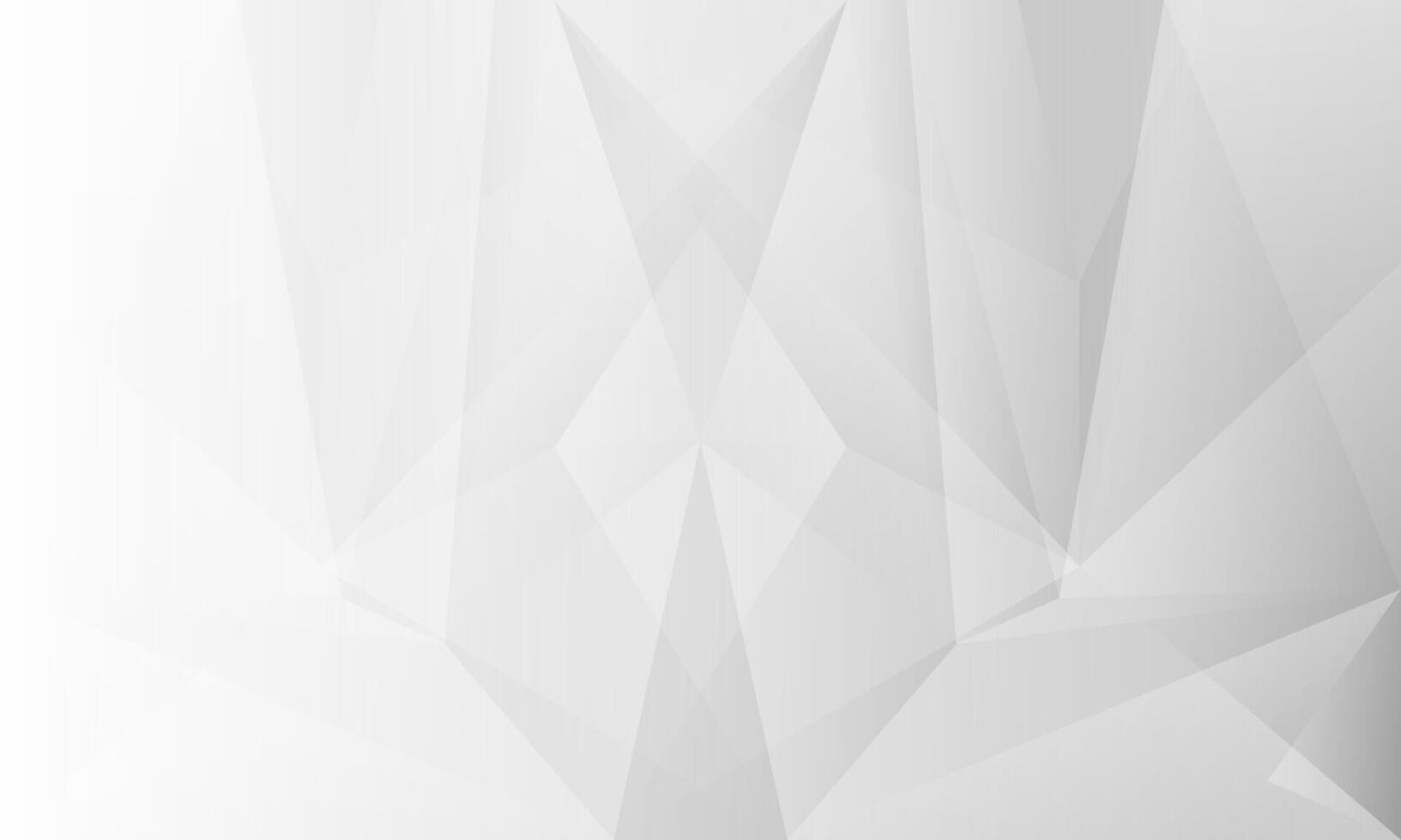 glowing white polygon pattern background vector