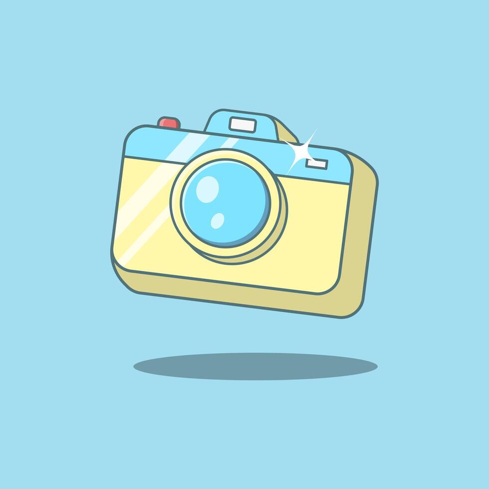 Free Camera. Cartoon Icon Illustration vector