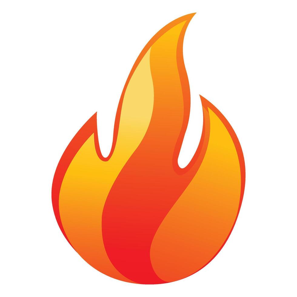Fire Flame Illustration Design vector