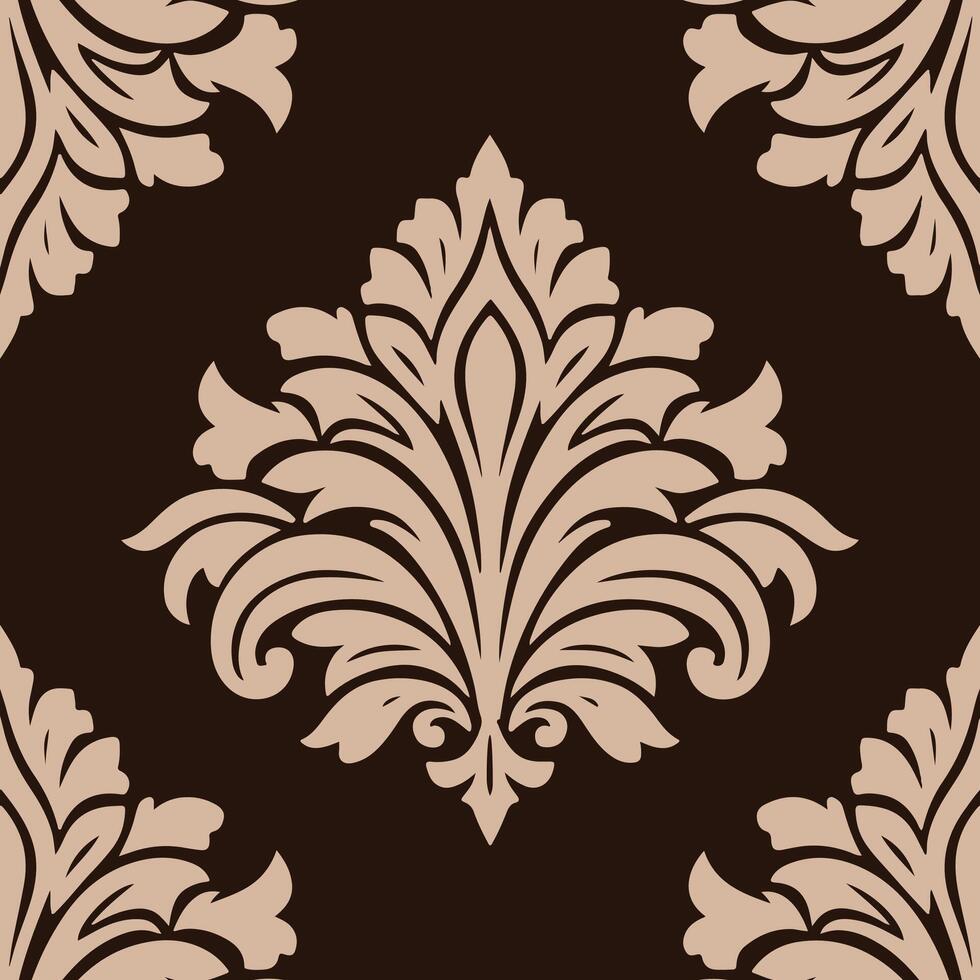 Damask Ornament Design vector
