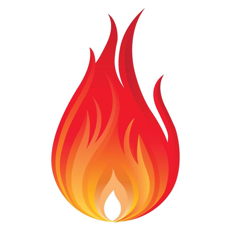 Fire Flame Illustration Design vector