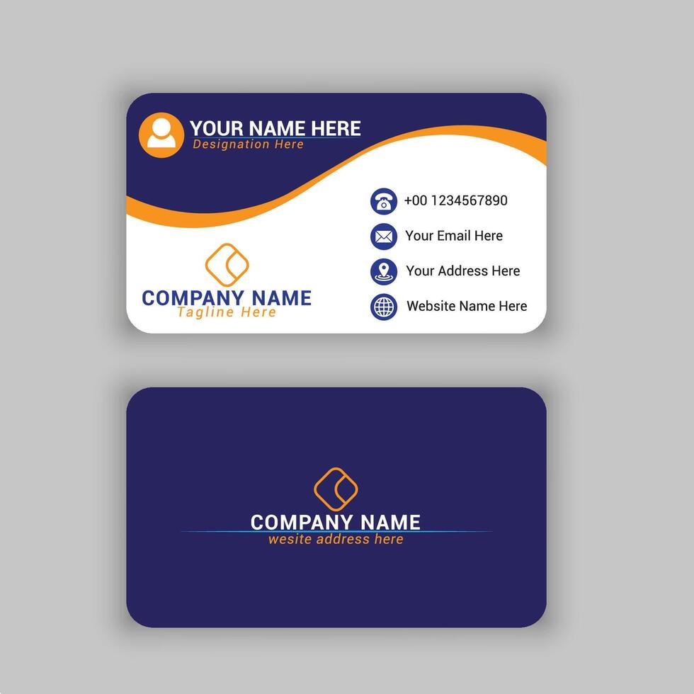 PROFESSIONAL BUSINESS CARD DESIGN vector