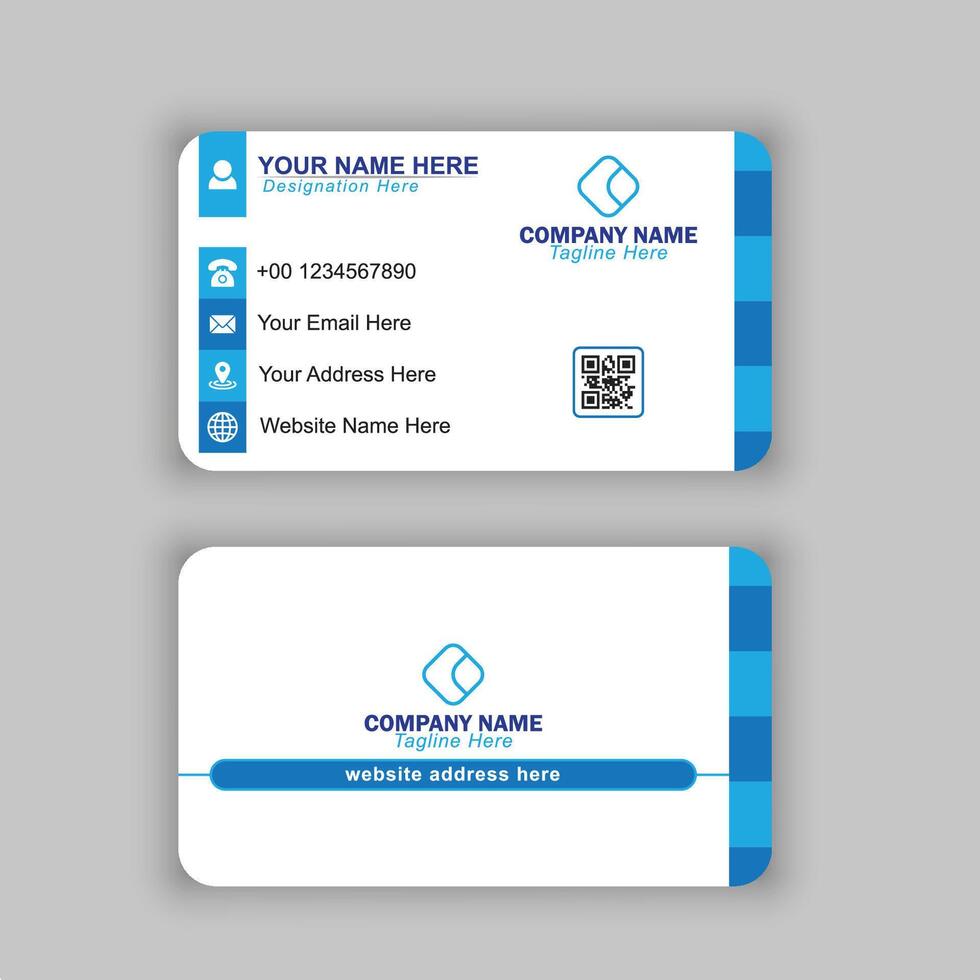 PROFESSIONAL BUSINESS CARD vector