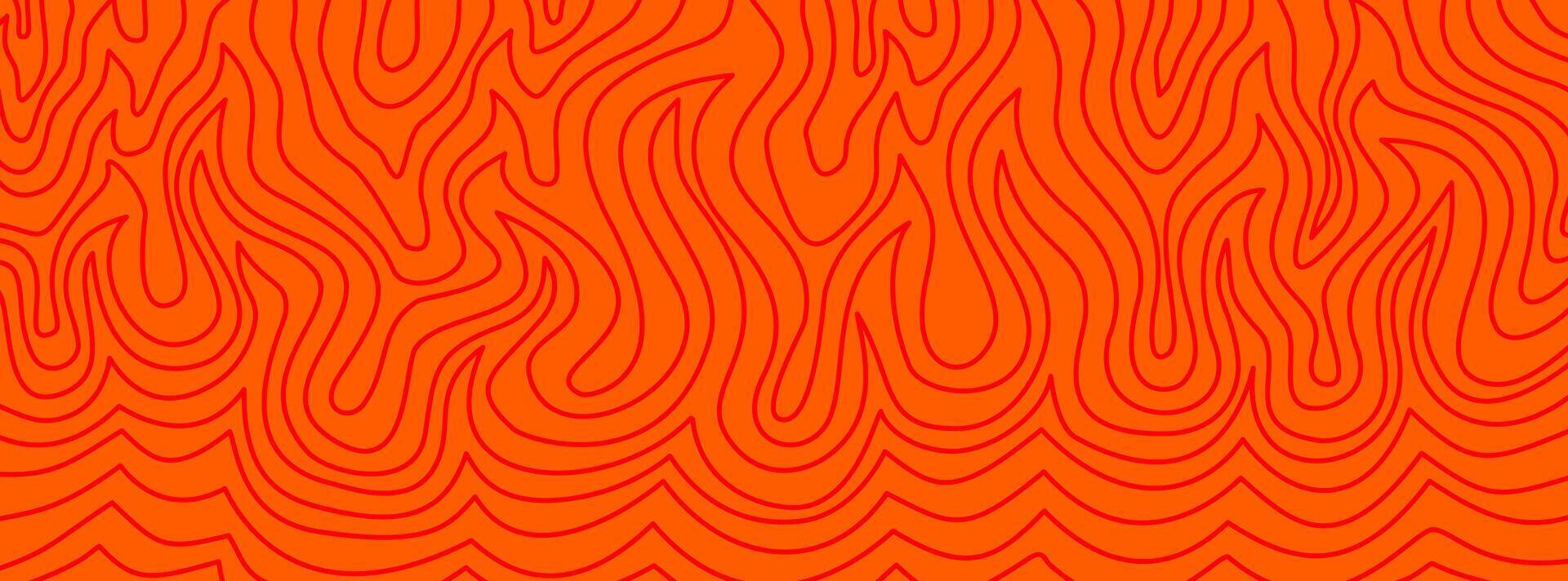 Abstract Fire Background. Abstract flame Background. doodle fire background. Flame Seamless Pattern. Fire flame seamless pattern. vector