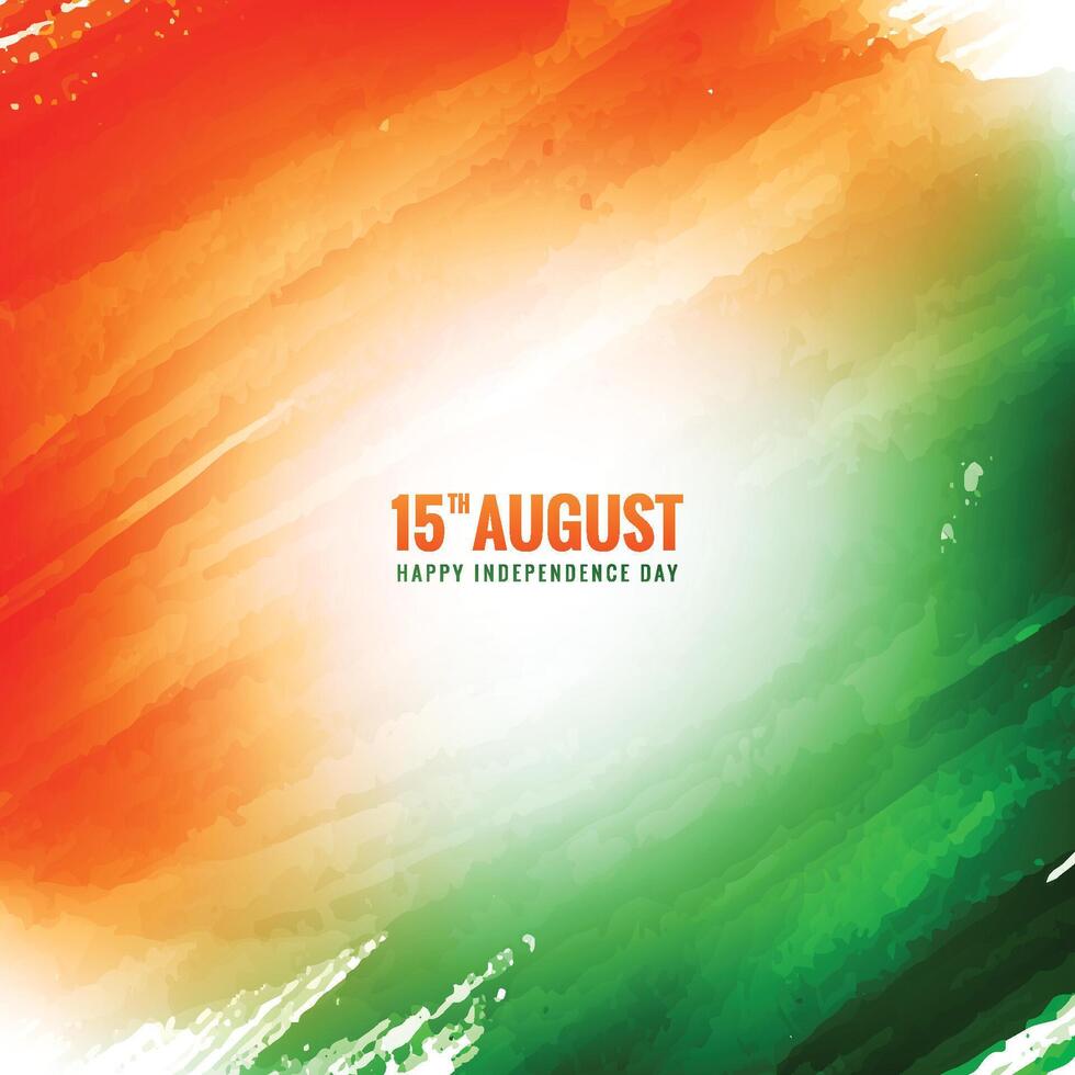 Tricolor indian flag theme texture background vector