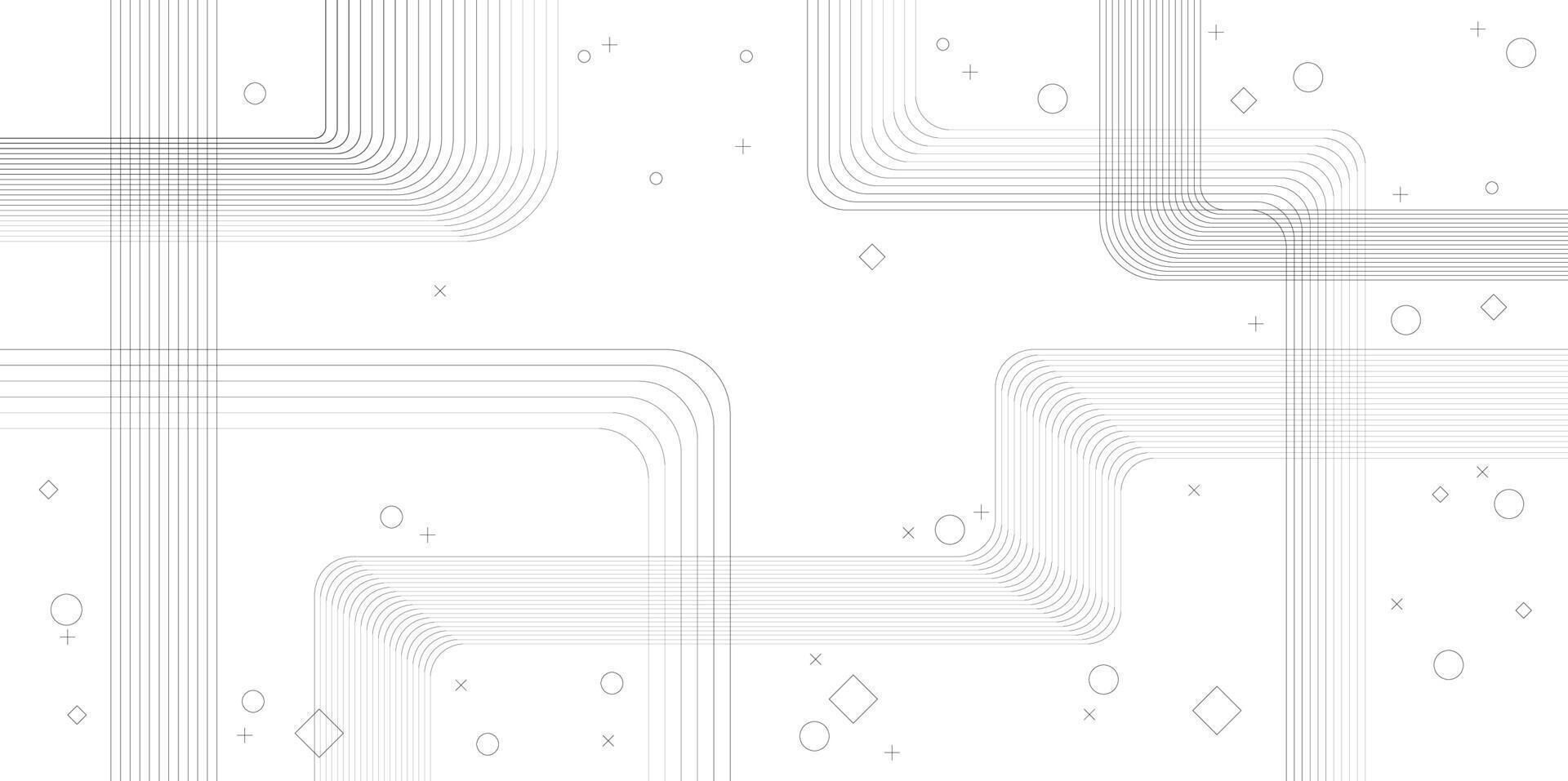 Minimal geometric Abstract white color background. Dynamic shapes composition. illustration.Eps10 vector