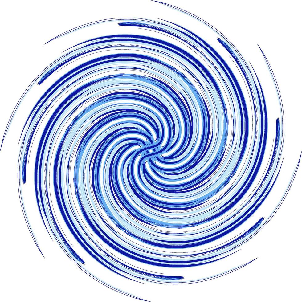 spiral swirl racing blue stripes for logo, icons or favicon vector