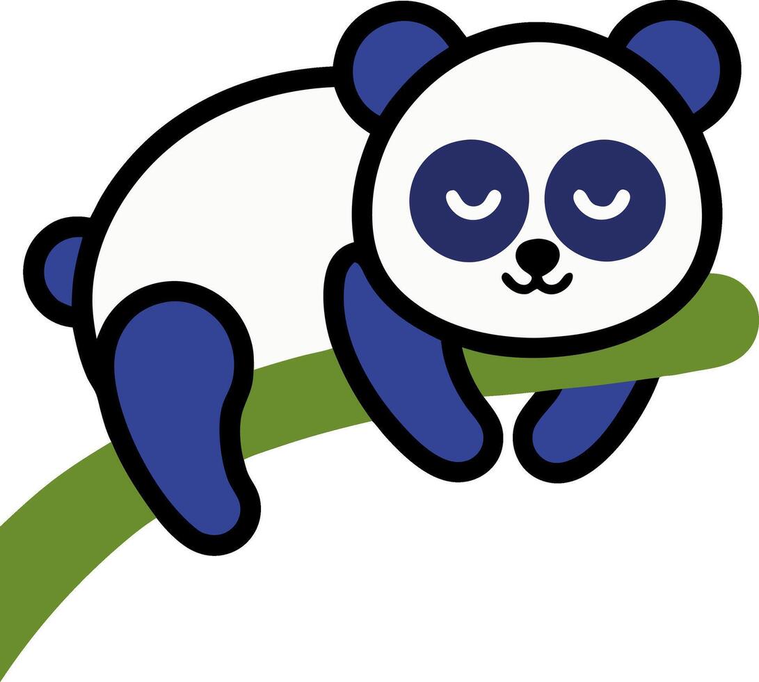 Panda illustration design vector