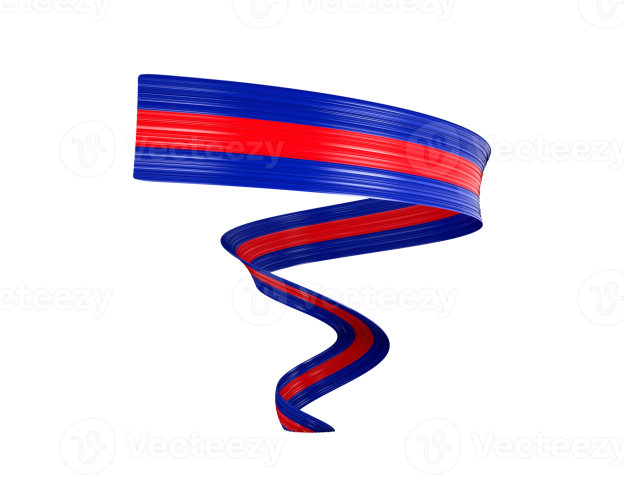 3d Flag Of Cambodia 3d Shiny Waving Twisted Ribbon Flag 3d Illustration png