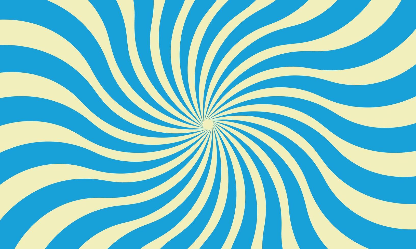 sunburst vintage horizontal background. Retro background with rays or stripes in the center vector