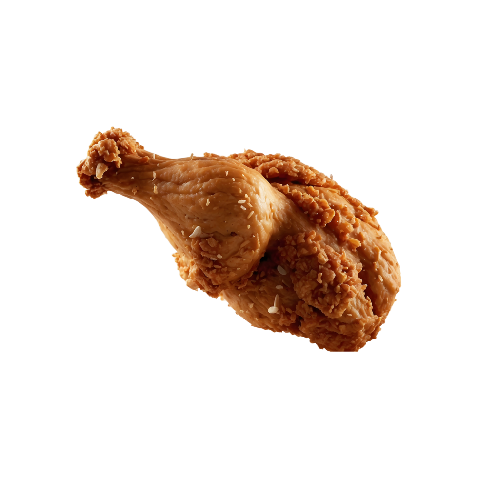 Crispy Chicken Bliss Fried Chicken Crumbs Isolated on Transparent Background png