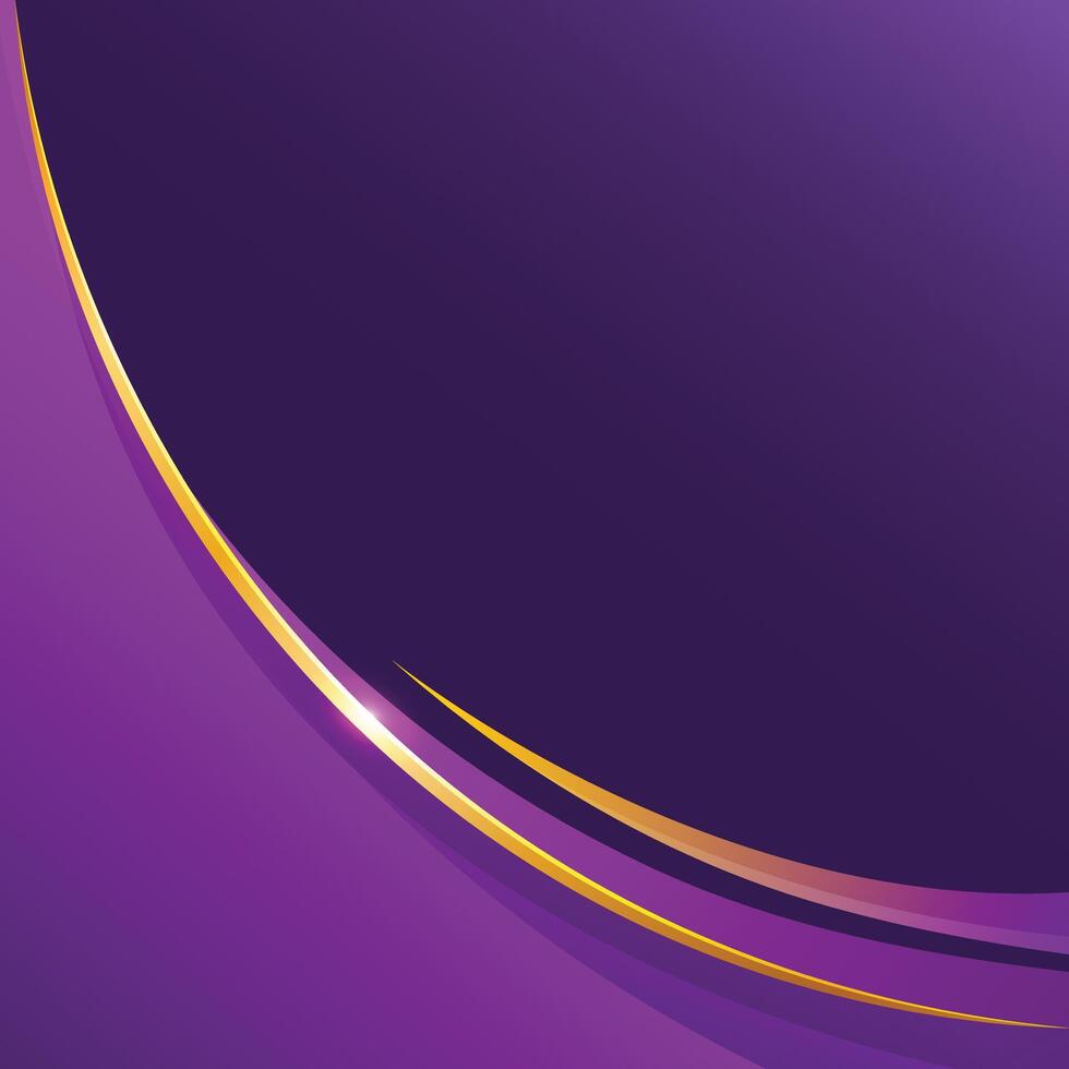 Luxury purple 3d background curved abstract lines vector