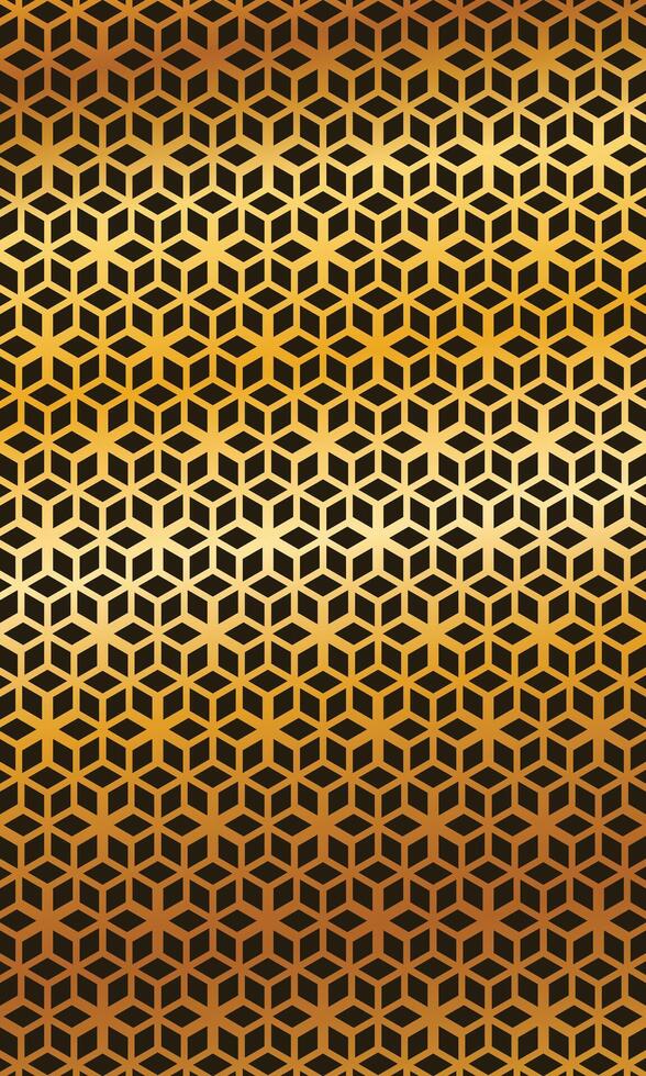 Luxury gold wallpaper abstract pattern geometric shapes vector