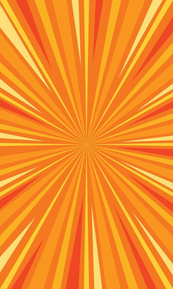 Abstract background of speed stripes radial rays vector