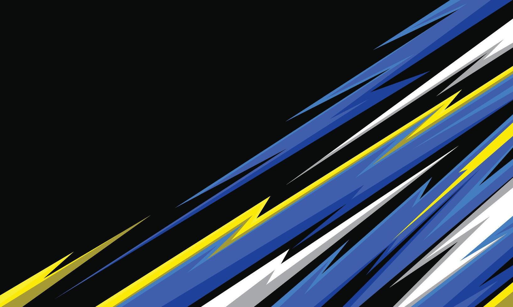 Racing abstract geometric car wrap vinyl sticker background vector