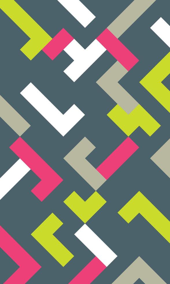 Simple wallpaper abstract pattern colorful geometric shapes vector