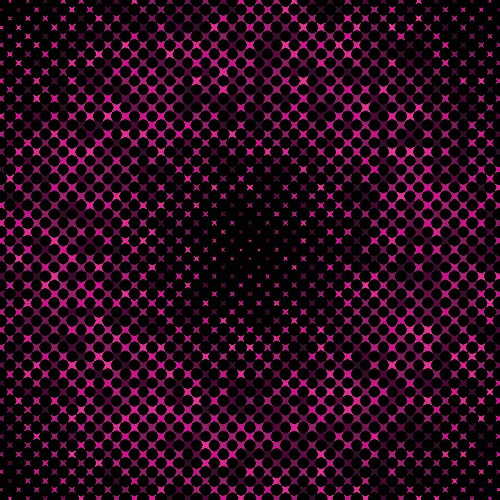 Pink star halftone abstract pattern background vector