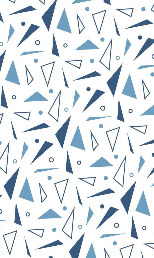 Cute abstract triangle pattern wallpaper vector