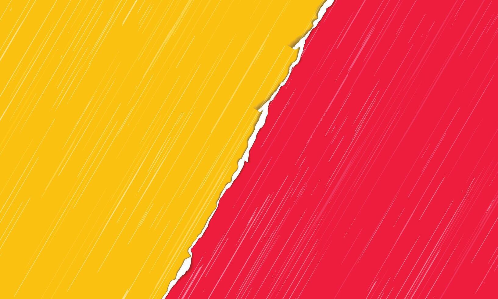 Abstract background of torn paper border. comic background fight vs vector
