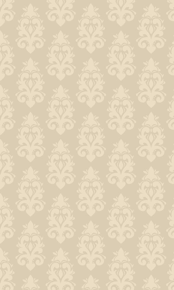 Luxury vintage ornament pattern wallpaper vector