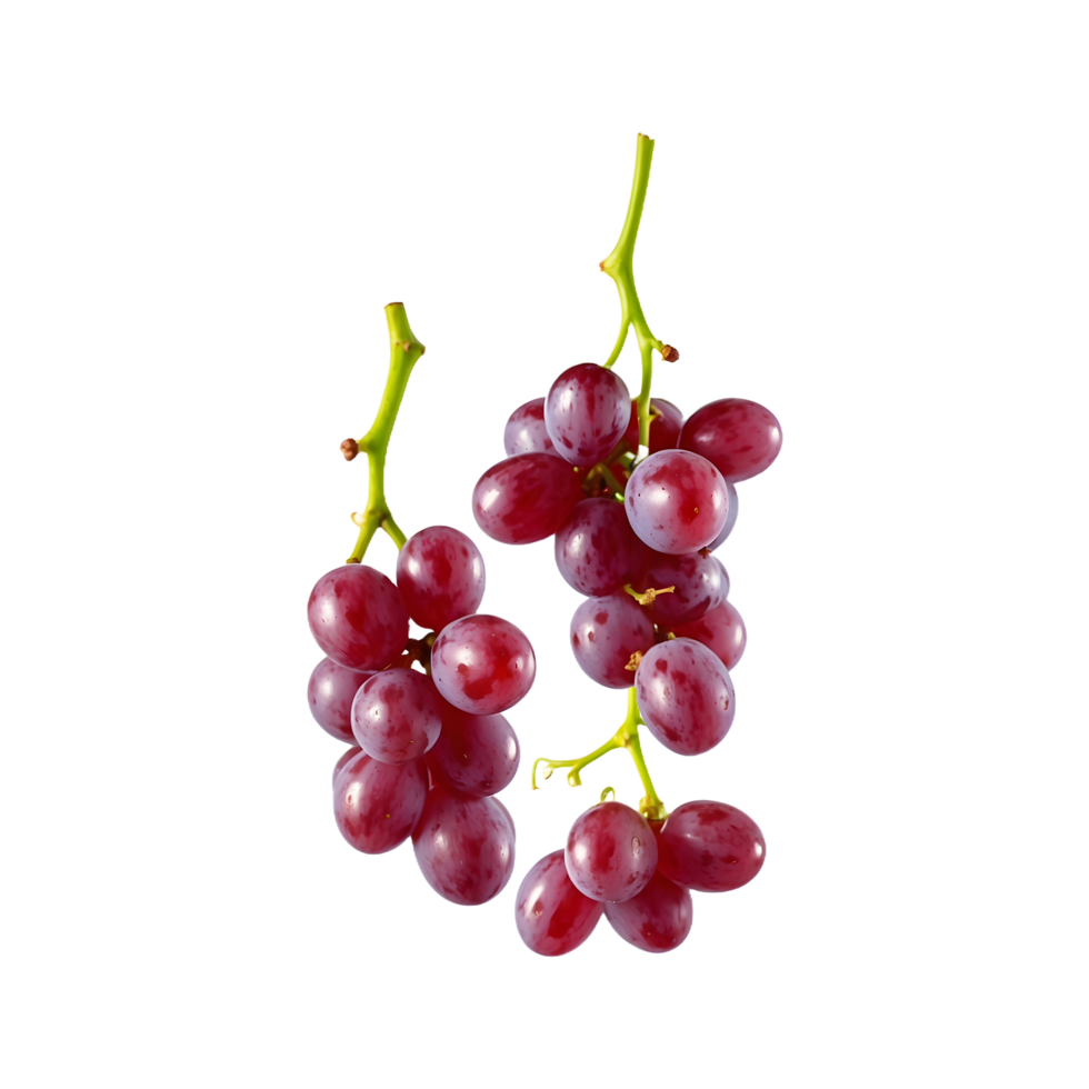 Juicy Fresh Grapes Isolated on a Transparent Background png