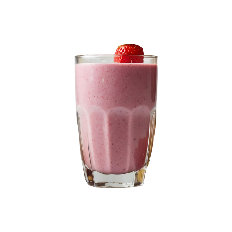 Fruit Fusion Glass of Fruit Smoothie Isolated on Transparent Background with fresh fruit and a straw, great for healthy eating and beverage menus. png
