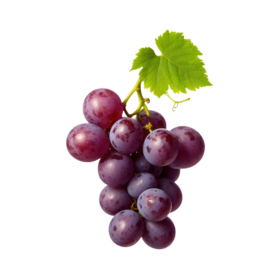 Juicy Bounty A bunch of Fresh Grapes Isolated on a Transparent Background png