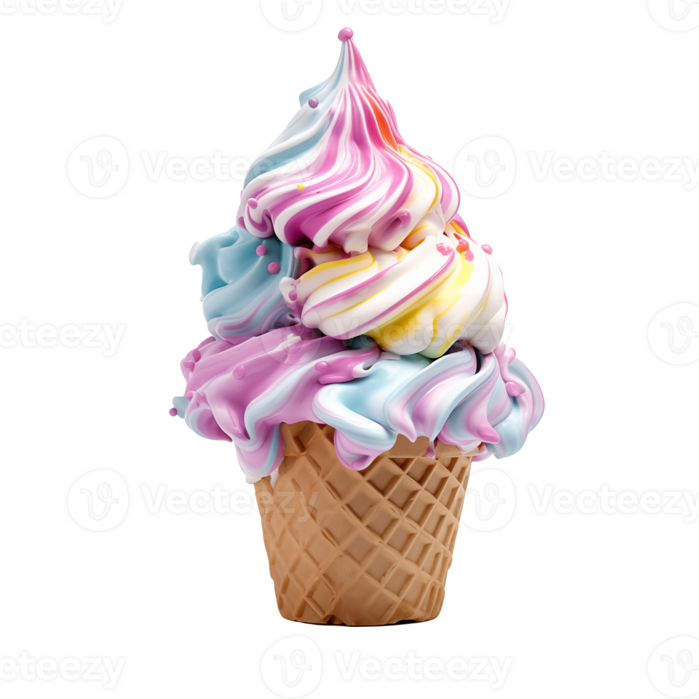 cone ice cream with Transparent Background png