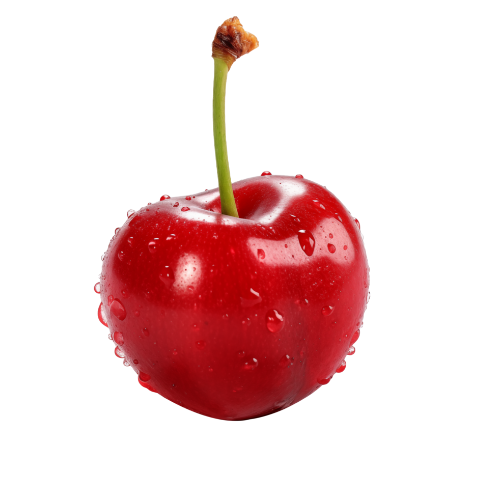 Fresh cherry with Transparent Background png