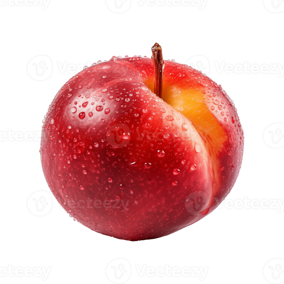 Necterine with Transparent Background png