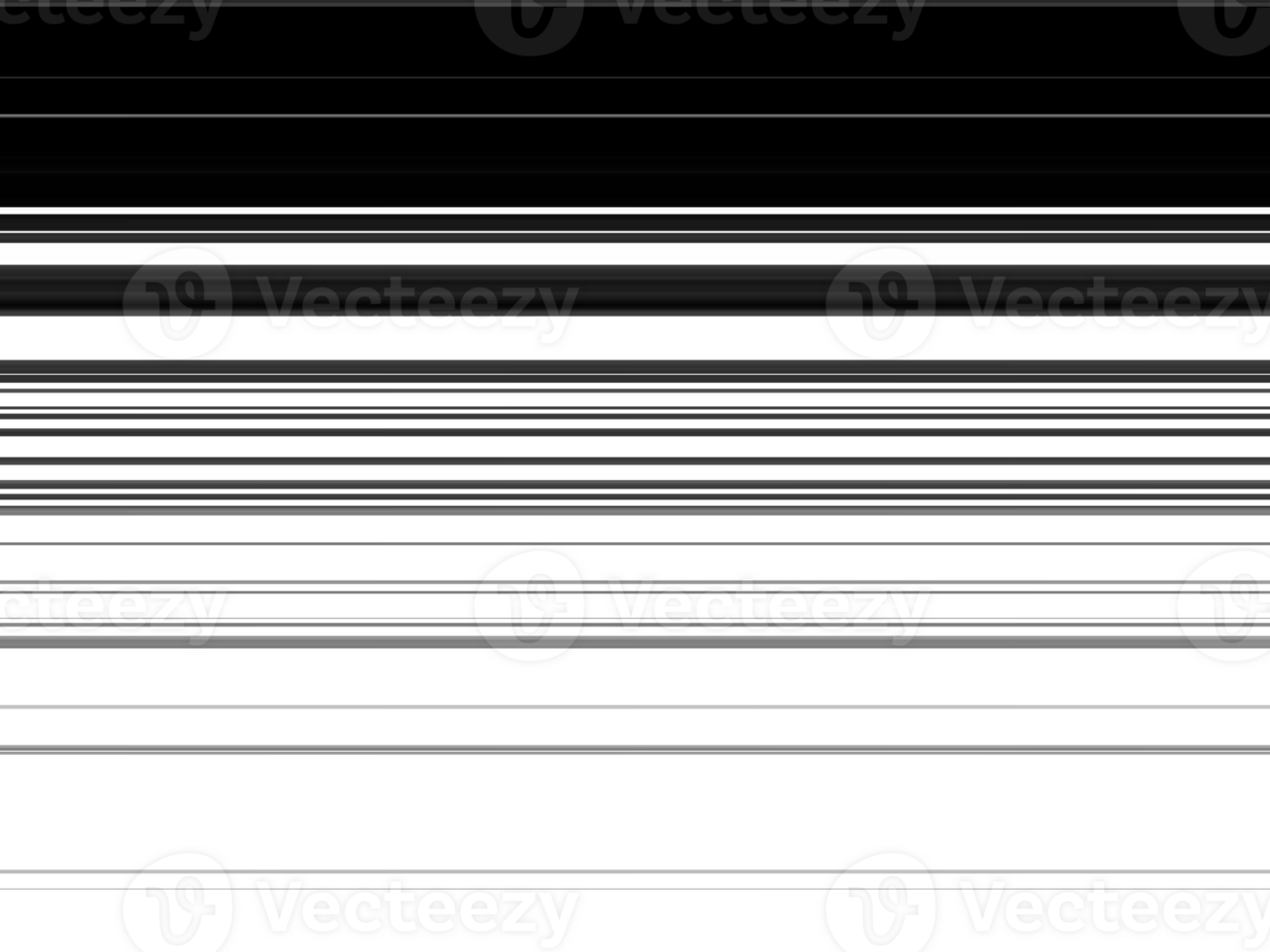 Black and white stripes abstract background overlay. Motion effect. Graphic illustration with transparent background. png