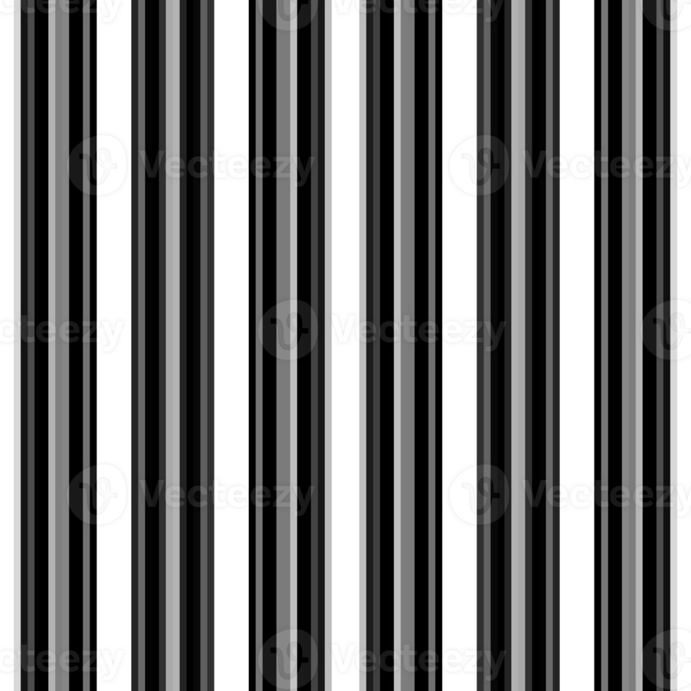 Black and white stripes abstract background overlay. Motion effect. Graphic illustration with transparent background. png