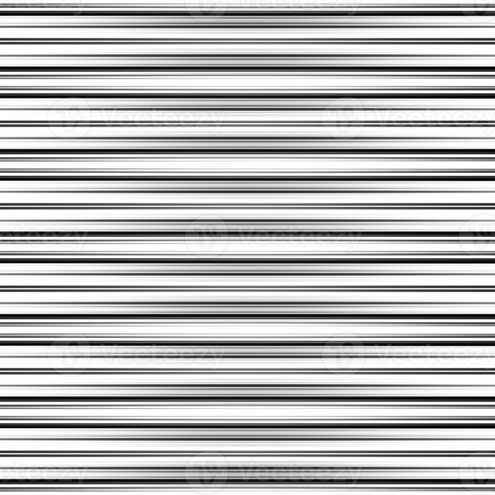 Black and white stripes abstract background overlay. Motion effect. Graphic illustration with transparent background. png