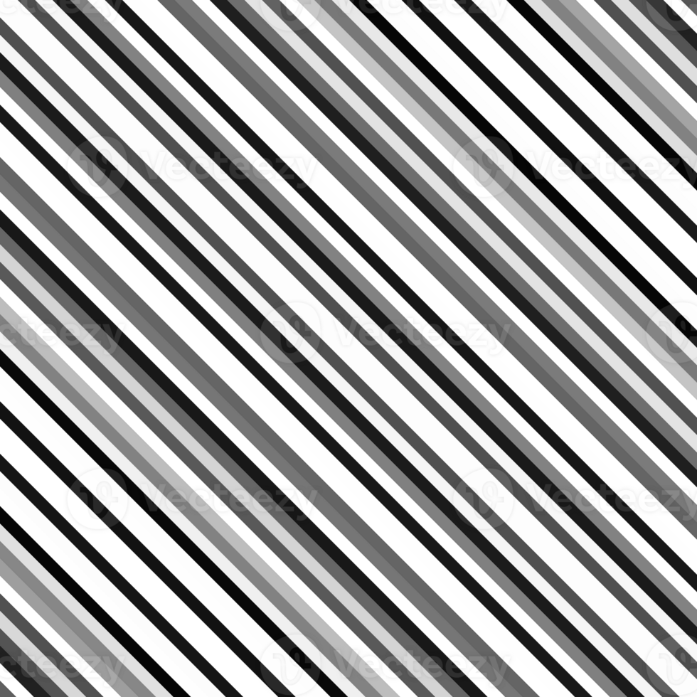 Black and white stripes abstract background overlay. Motion effect. Graphic illustration with transparent background. png