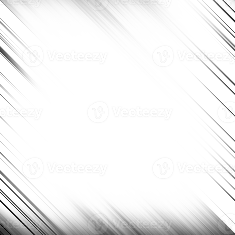 Black and white stripes abstract background overlay. Motion effect. Graphic illustration with transparent background. png