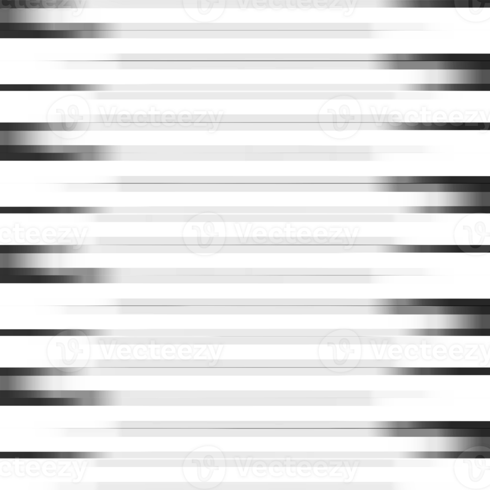 Black and white stripes abstract background overlay. Motion effect. Graphic illustration with transparent background. png
