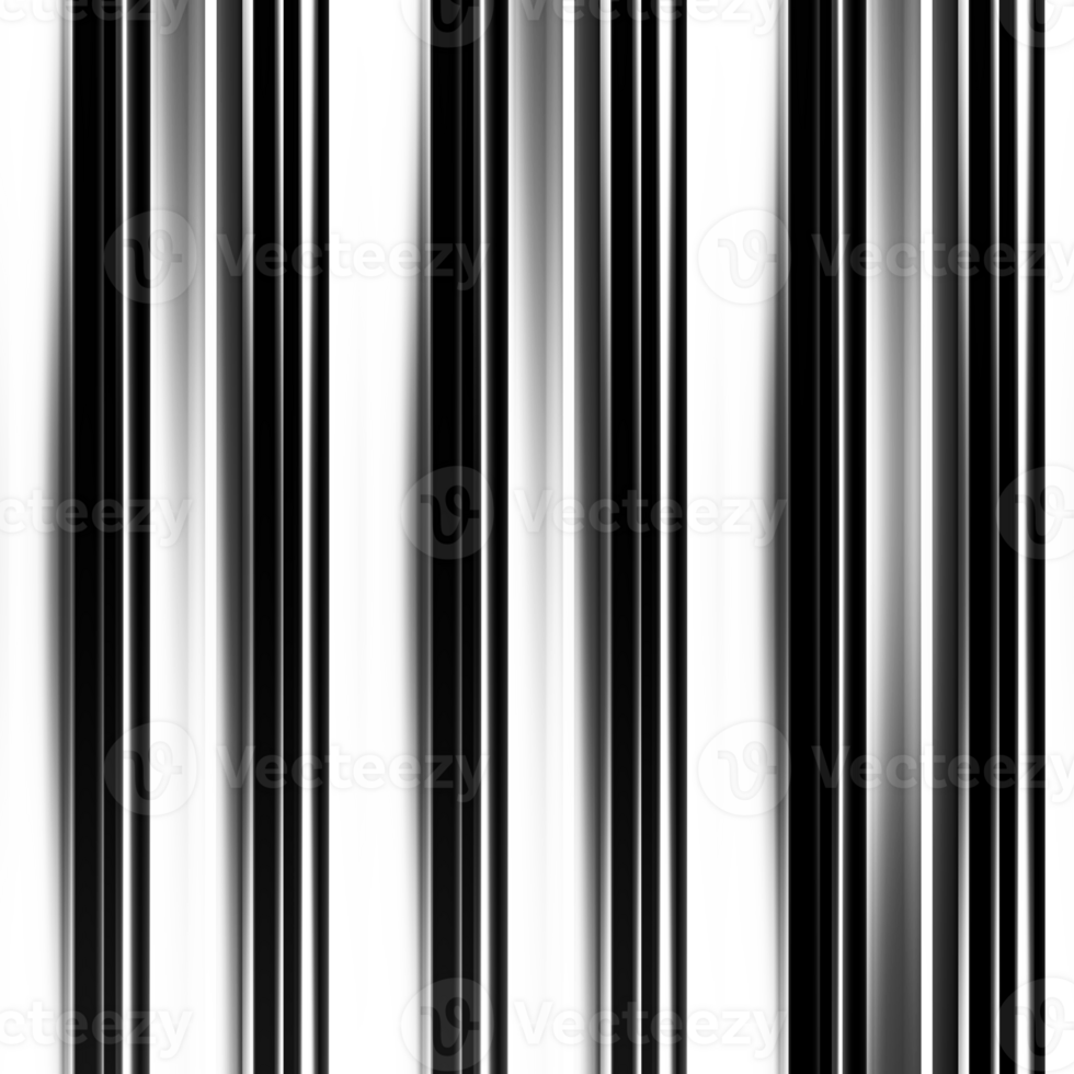 Black and white stripes abstract background overlay. Motion effect. Graphic illustration with transparent background. png