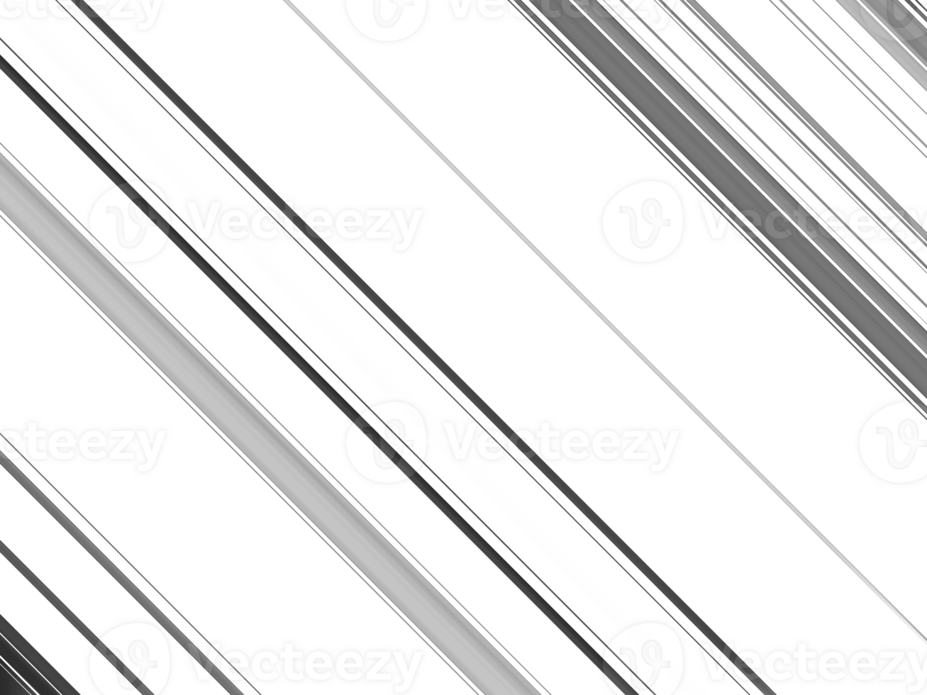 Black and white stripes abstract background overlay. Motion effect. Graphic illustration with transparent background. png