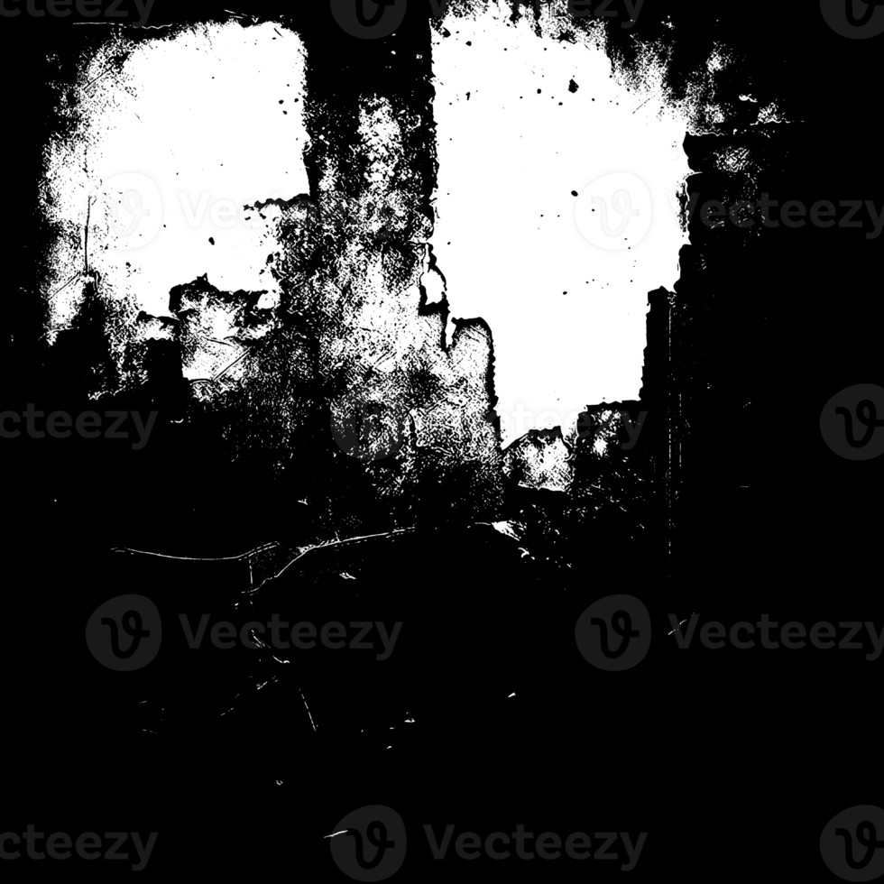 Rustic grunge texture with grain and stains. Abstract noise background. graphic illustration with transparent background. png