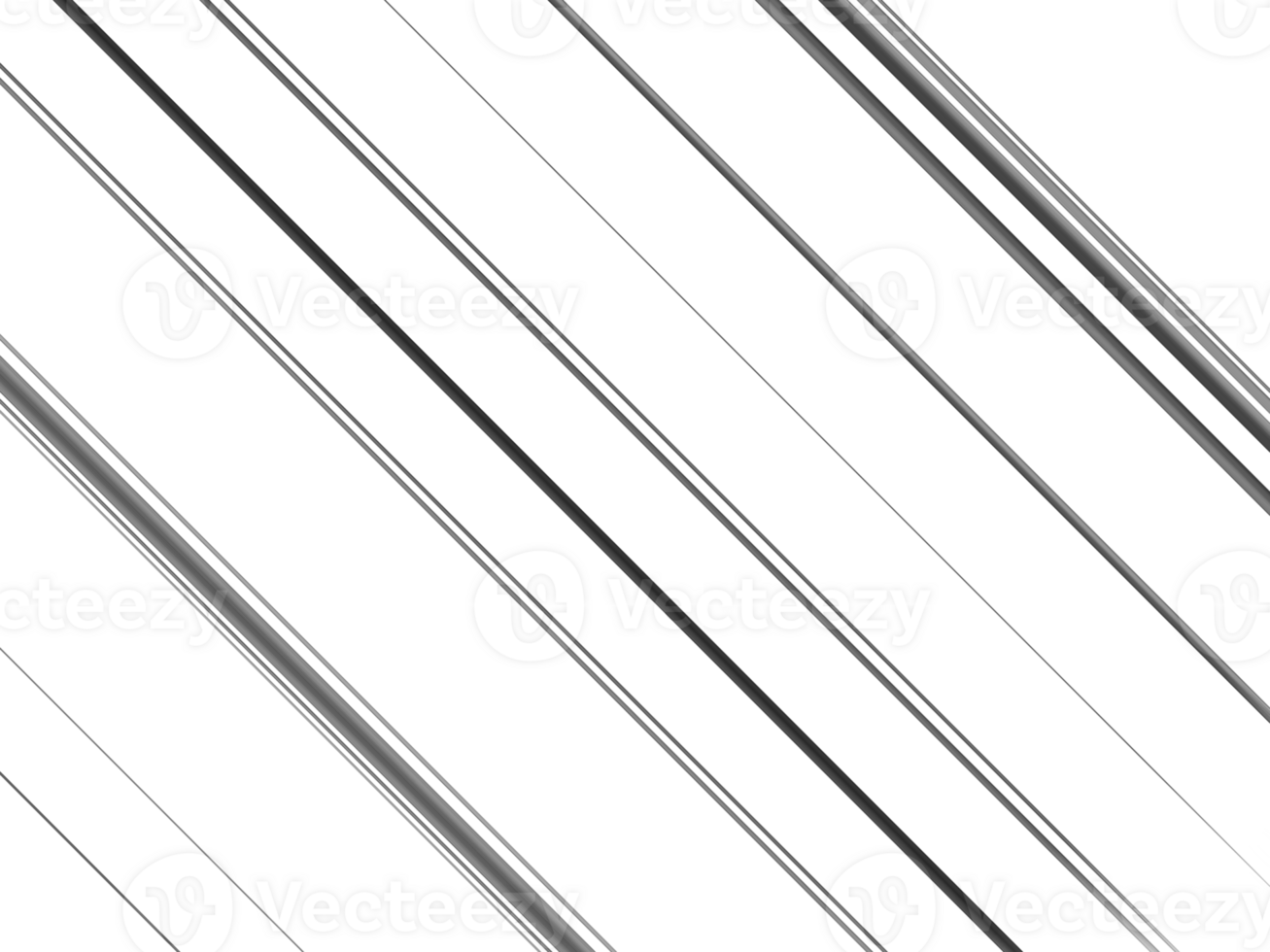 Black and white stripes abstract background overlay. Motion effect. Graphic illustration with transparent background. png