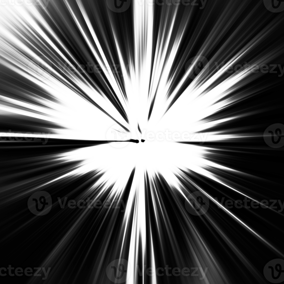 Black and white stripes abstract background overlay. Motion effect. Graphic illustration with transparent background. png