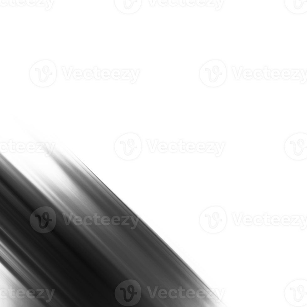 Black and white stripes abstract background overlay. Motion effect. Graphic illustration with transparent background. png
