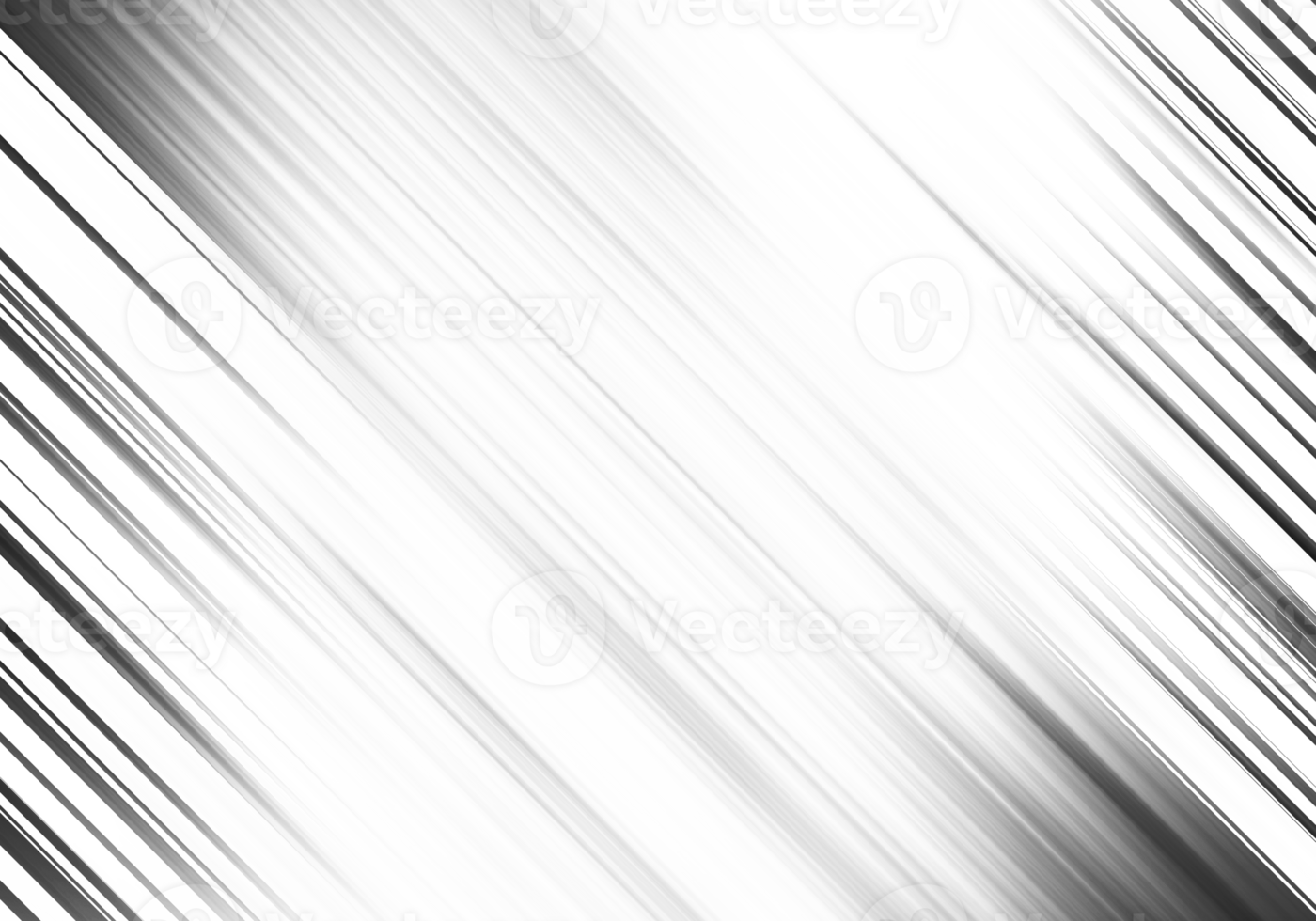 Black and white stripes abstract background overlay. Motion effect. Graphic illustration with transparent background. png