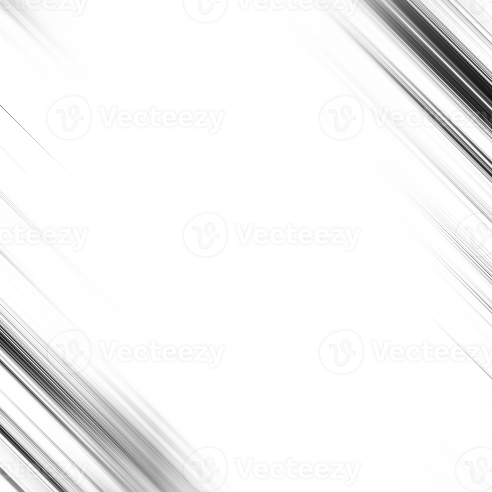 Black and white stripes abstract background overlay. Motion effect. Graphic illustration with transparent background. png