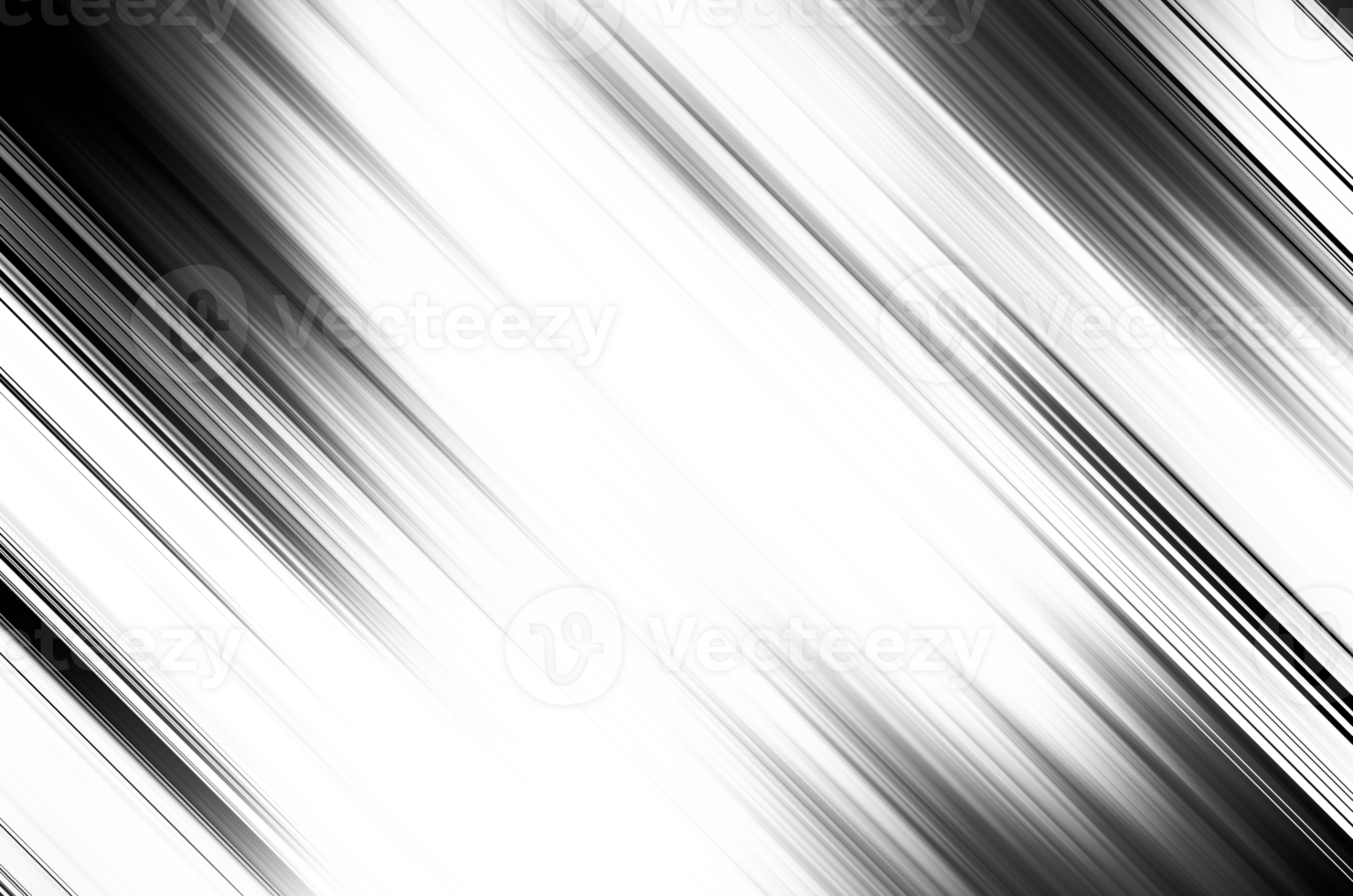 Black and white stripes abstract background overlay. Motion effect. Graphic illustration with transparent background. png