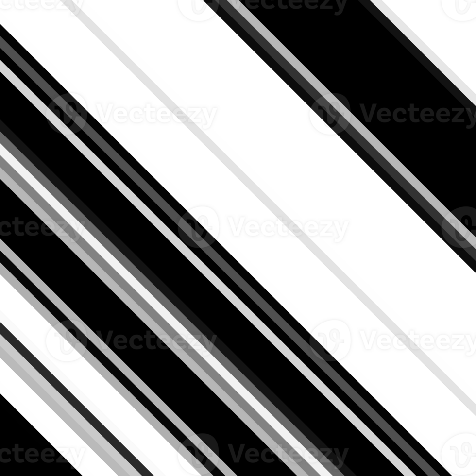 Black and white stripes abstract background overlay. Motion effect. Graphic illustration with transparent background. png