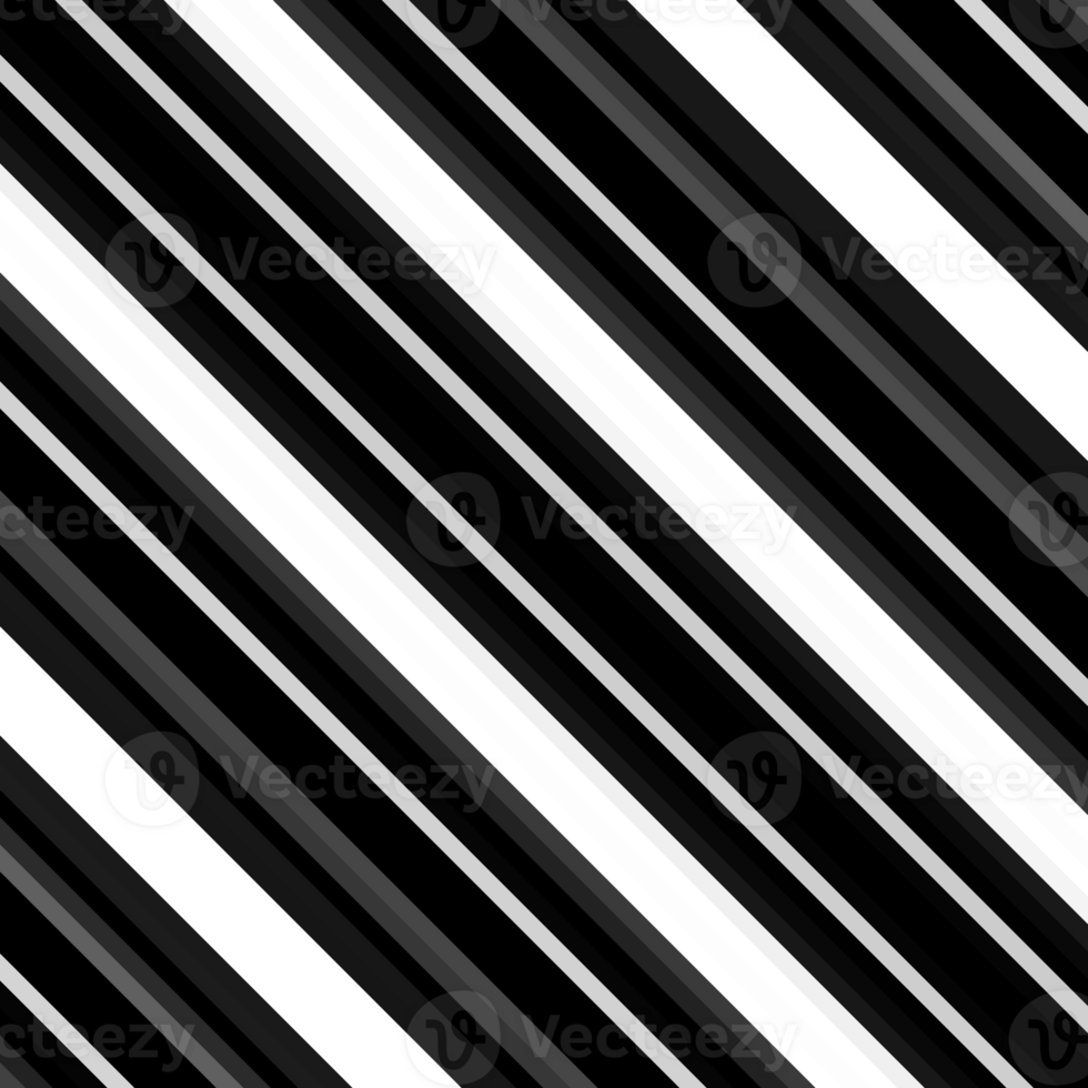 Black and white stripes abstract background overlay. Motion effect. Graphic illustration with transparent background. png